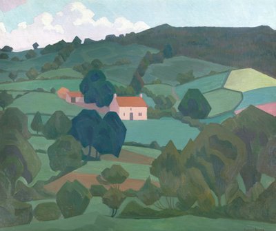 Burford Farm, Devon by Robert Polhill Bevan